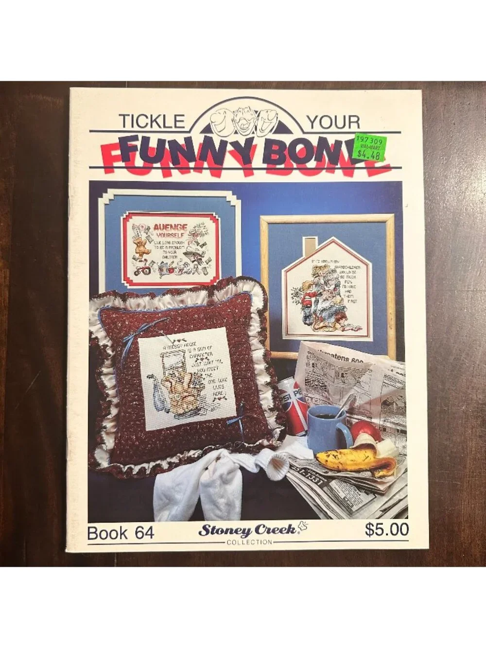 Tickle Your Funny Bone Cross-Stitch Pattern Book 64 By Stoney Creek